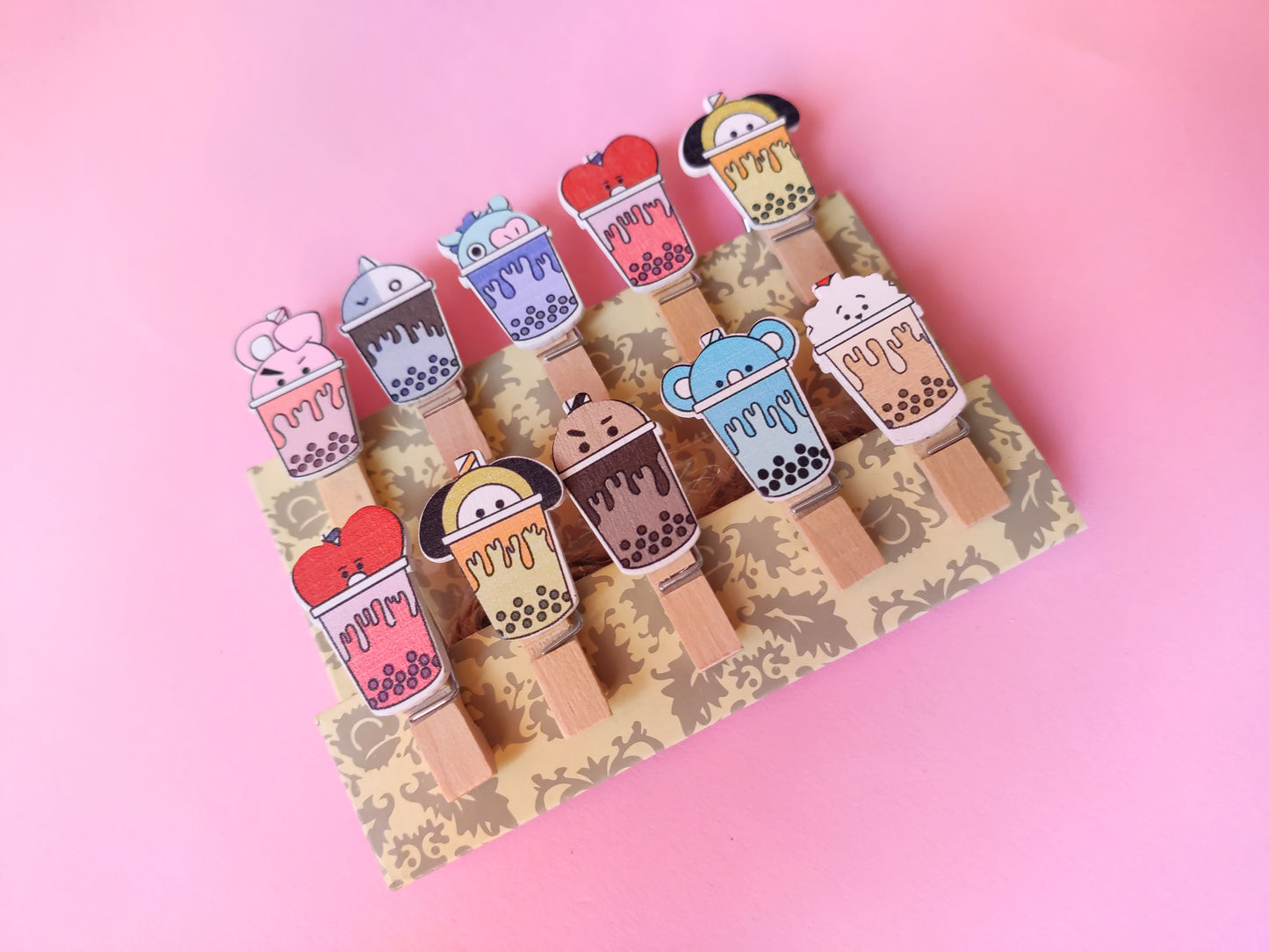 BT21 Soda Wooden Tongs