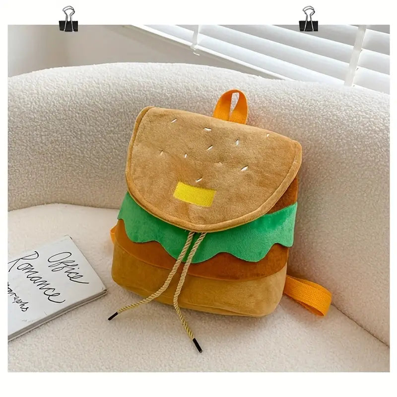 Mochila de hamburguesa.