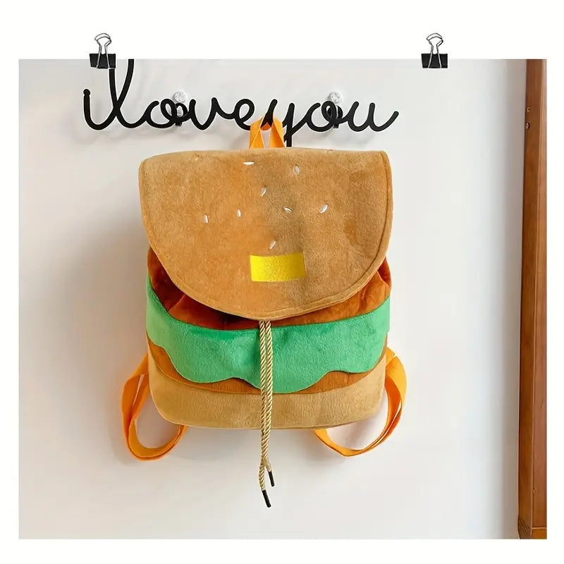 Mochila de hamburguesa.