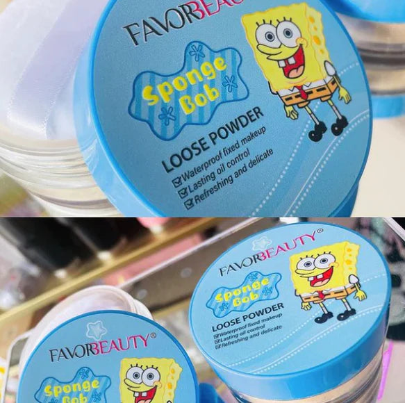 Loose powder Sponge Bob de Favor Beauty